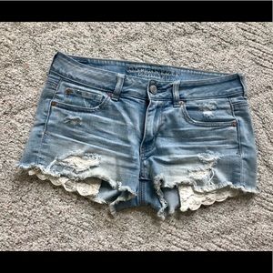 American Eagle jean shorts